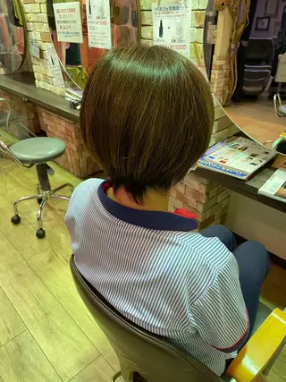 ショート hair make echo滿木あい花のヘアスタイル