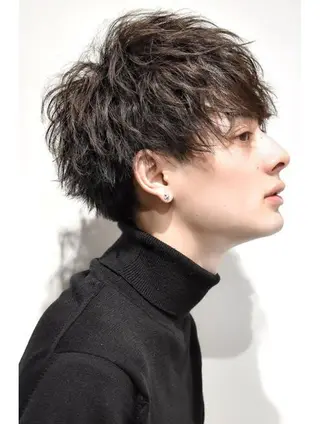 ショート パーマ 横野 孝志のヘアスタイル