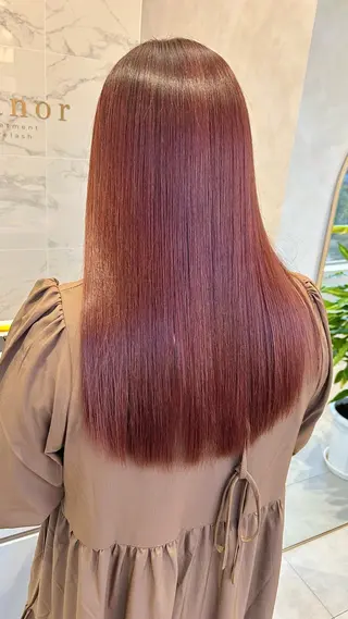 ロング カラー Eleanor枚方店 店長　飛鳥　薫のヘアスタイル
