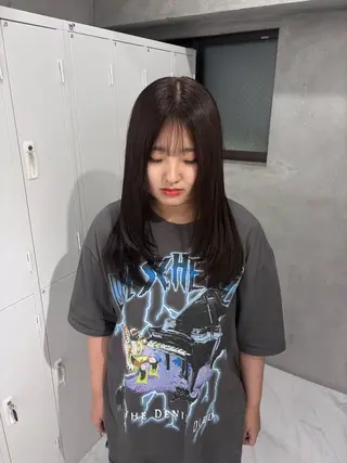 ロング カラー 心愛/天神/レイヤー /透明感カラー/艶髪のヘアスタイル