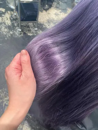 カラー サイレント美容師 アイリィのヘアスタイル