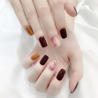ネイル 🦋ネイルサロン ブラン🌈ゆりのネイルデザイン