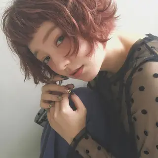 ミディアム ボブ/縮毛矯正 🌟梅田盛一🌟のヘアスタイル
