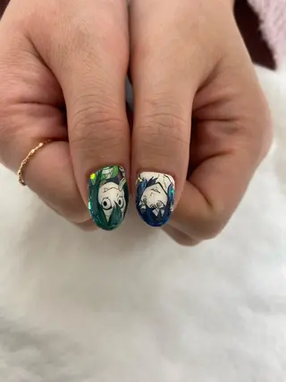 ミディアム 池袋痛ネイル Nok. 渡辺のネイルデザイン