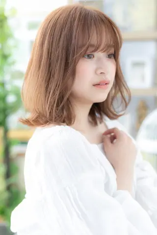 カラー 艶髪ストレート❇️ レイヤー❇️出町光流のヘアスタイル