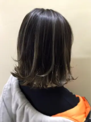 ミディアム 藤中 隆悟のヘアスタイル