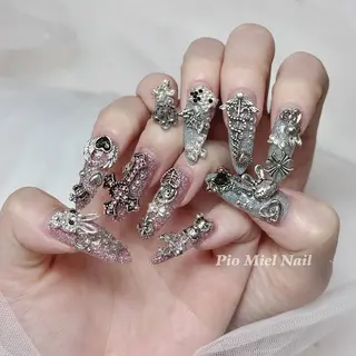 ネイル HANA 長さだしのネイルデザイン