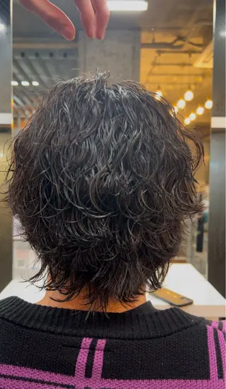 ミディアム パーマ メンズ 【fifth】 小林直弥のヘアスタイル