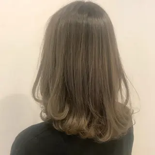 セミロング カラー メンズ限定クーポン シェアサロン博多のヘアスタイル