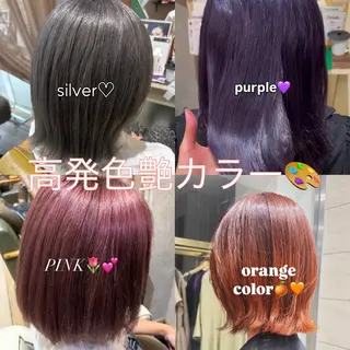 ショート カラー 🎀レイヤー/ブリー チ艶カラー🫧NOAのヘアスタイル