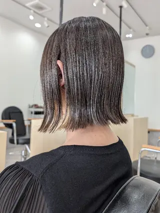 ミディアム カラー 髪質改善/ 上村旺武のヘアスタイル