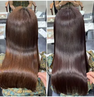 ロング JIN|乾かしただけ 美髪矯正本格髪質改善のヘアスタイル