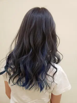 ロング カラー 透明感カラー 田中 有乃のヘアスタイル