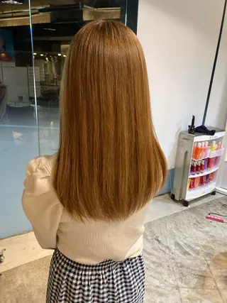 セミロング カラー 奥野 貴哉のヘアスタイル