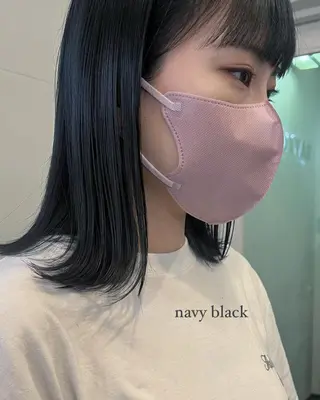 ミディアム カラー mizuho🐈⬛ 艶髪¦ダークトーンのヘアスタイル