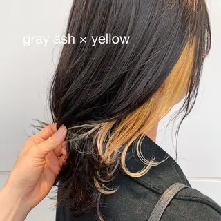 ミディアム カラー RINA🧤 デザインとボブのヘアスタイル