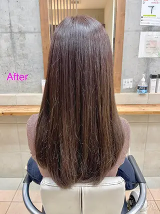 ロング カラー たなか なおのヘアスタイル