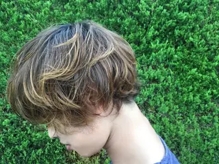 ショート パーマ 髪質改善 菊池紳吾のヘアスタイル