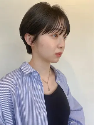 ショート タグチ アスカのヘアスタイル