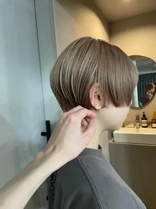 ショート カラー メンズ 吉田一輝 外国人パーマのヘアスタイル