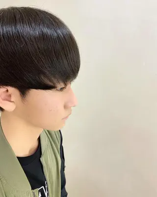 ショート パーマ メンズ デザインカラー/ 推しの配色　肥後のヘアスタイル
