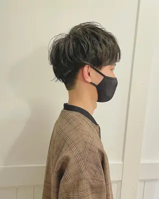 ショート パーマ メンズ 吉田 浩太郎のヘアスタイル