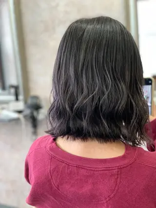 ミディアム メンズスタイル バレイヤージュ　齋藤のヘアスタイル