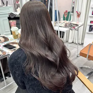 カラー ヘアアレンジ ブリーチなしカラー /新百合ヶ丘/安形翔のヘアスタイル
