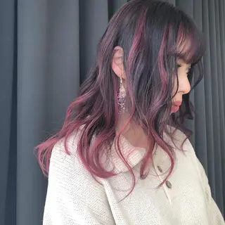ロング カラー ORIKA 美容室のヘアスタイル