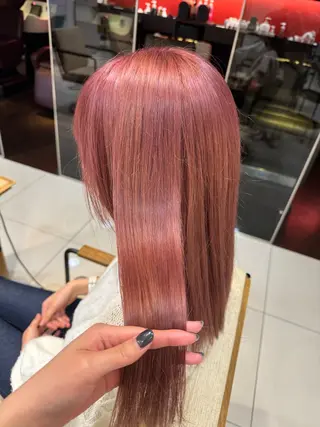 ロング カラー こばりん🌟/ボブ /イヤリングカラーのヘアスタイル