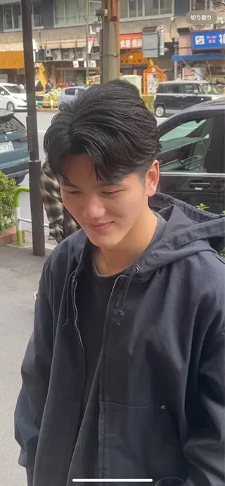 ヘアアレンジ メンズ Jr.スタイリスト エシカル🌱松原大将のヘアスタイル