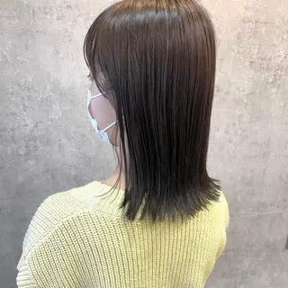 セミロング カラー ヘアアレンジ 🌻あいり merci.🌻のヘアスタイル