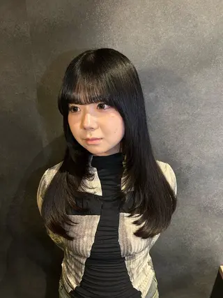 ロング レディース特化/ 前橋/よしかわあんみのヘアスタイル