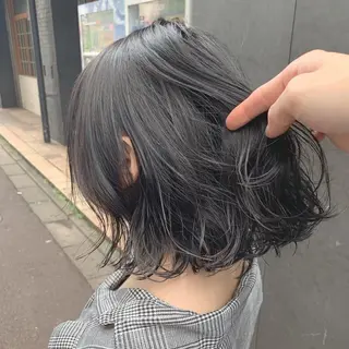 セミロング カラー ヘアアレンジ 🩰透明感カラー♡ UTA🩰のヘアスタイル