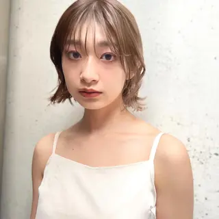 ショート カラー レイヤー専門家 ダブルカラー修のヘアスタイル