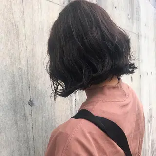 セミロング カラー パーマ ヘアアレンジ メンズ 髪質改善🫧ベージュ 椙山 響のヘアスタイル