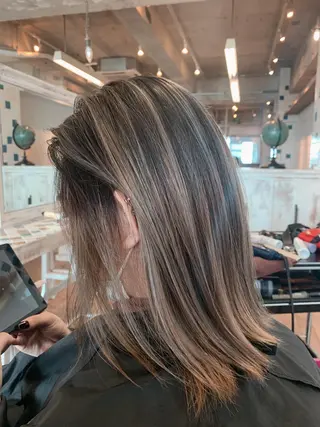 カラー 石井辰功也 フリーランス美容師のヘアスタイル