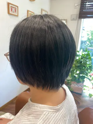 ショート 【似合わせカット 】🦋岩崎 美保🐾のヘアスタイル