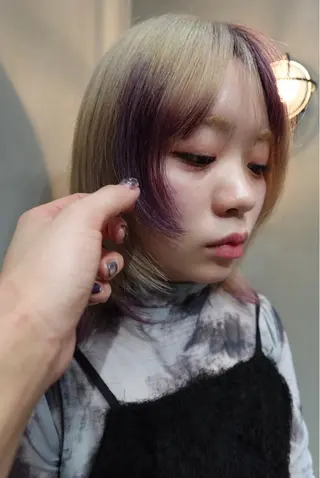 ミディアム ボブパーマ無料 /yuukiのヘアスタイル