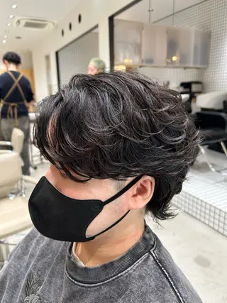 パーマ メンズ 🐲ツイスパ🐲 フェード/龍のヘアスタイル