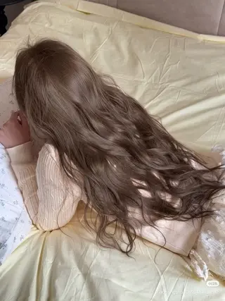 ロング カラー ヘアアレンジ 💓ブリーチ特化 透明感💓あい💓のヘアスタイル