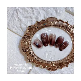 ミディアム ネイル 👑enen style👑のネイルデザイン