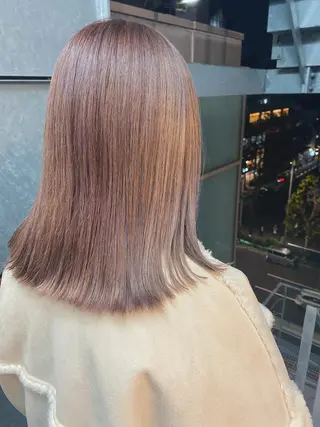 セミロング カラー bnd_bnd アイのヘアスタイル