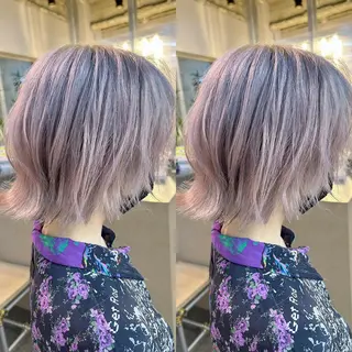 ミディアム カラー yoriダブルカラー 代表すがわらのヘアスタイル