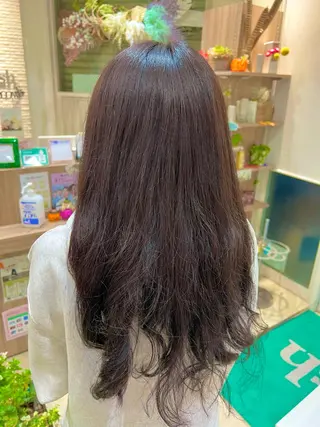 セミロング カラー Miyu🦄ash メンズカット/まつげのヘアスタイル