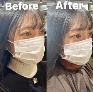 ロング ショート/脱白髪染め ☆宇﨑悠実のヘアスタイル