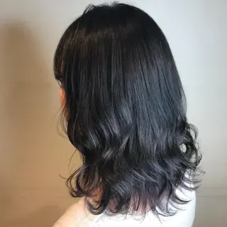 ミディアム カラー 烏丸韓国ヘア🇰🇷 ayaka🎀のヘアスタイル