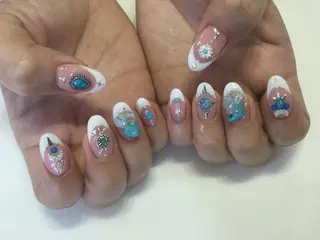 ネイル 💎🐰 saki. m 🐰💎のネイルデザイン