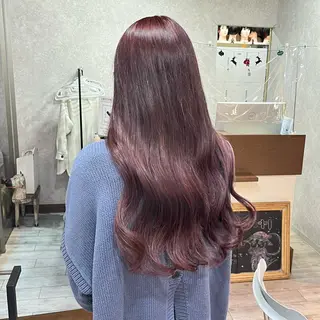 ロング カラー あ あのヘアスタイル