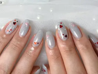 ネイル BURGUNDY ジョイシーのネイルデザイン